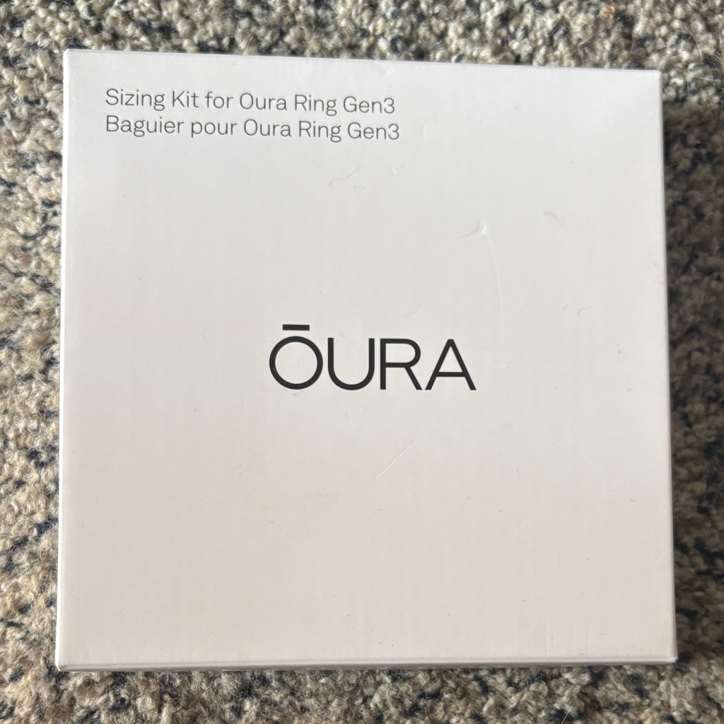 Oura Sizing Kit Box Oura Sizing Kit Box